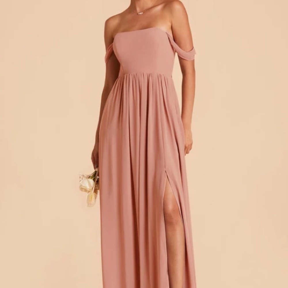 Birdy Grey Pink Asymmetrical Pleated Gown (USED) excellent condition.